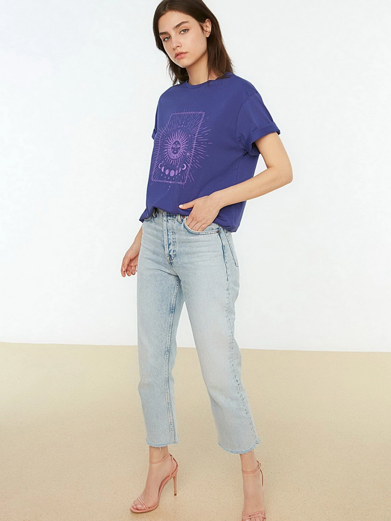 Футболки и поло Trendyol модель TWOSS20TS0247/Mor Фото