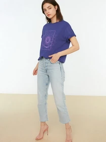 Футболки и поло Trendyol модель TWOSS20TS0247/Mor Фото