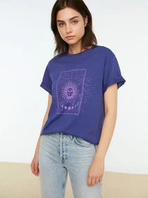 Футболки и поло Trendyol модель TWOSS20TS0247/Mor Фото