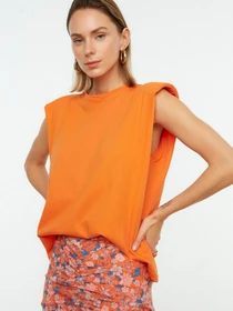 Футболки и поло Trendyol модель TWOSS20TS0866/Turuncu Фото