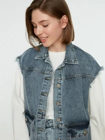 Светри та кардигани Trendyol модель TCTSS22YE0031/Indigo Фото