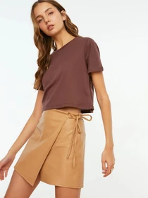 Футболки и поло Trendyol модель TWOSS20TS0135/Kahverengi Фото