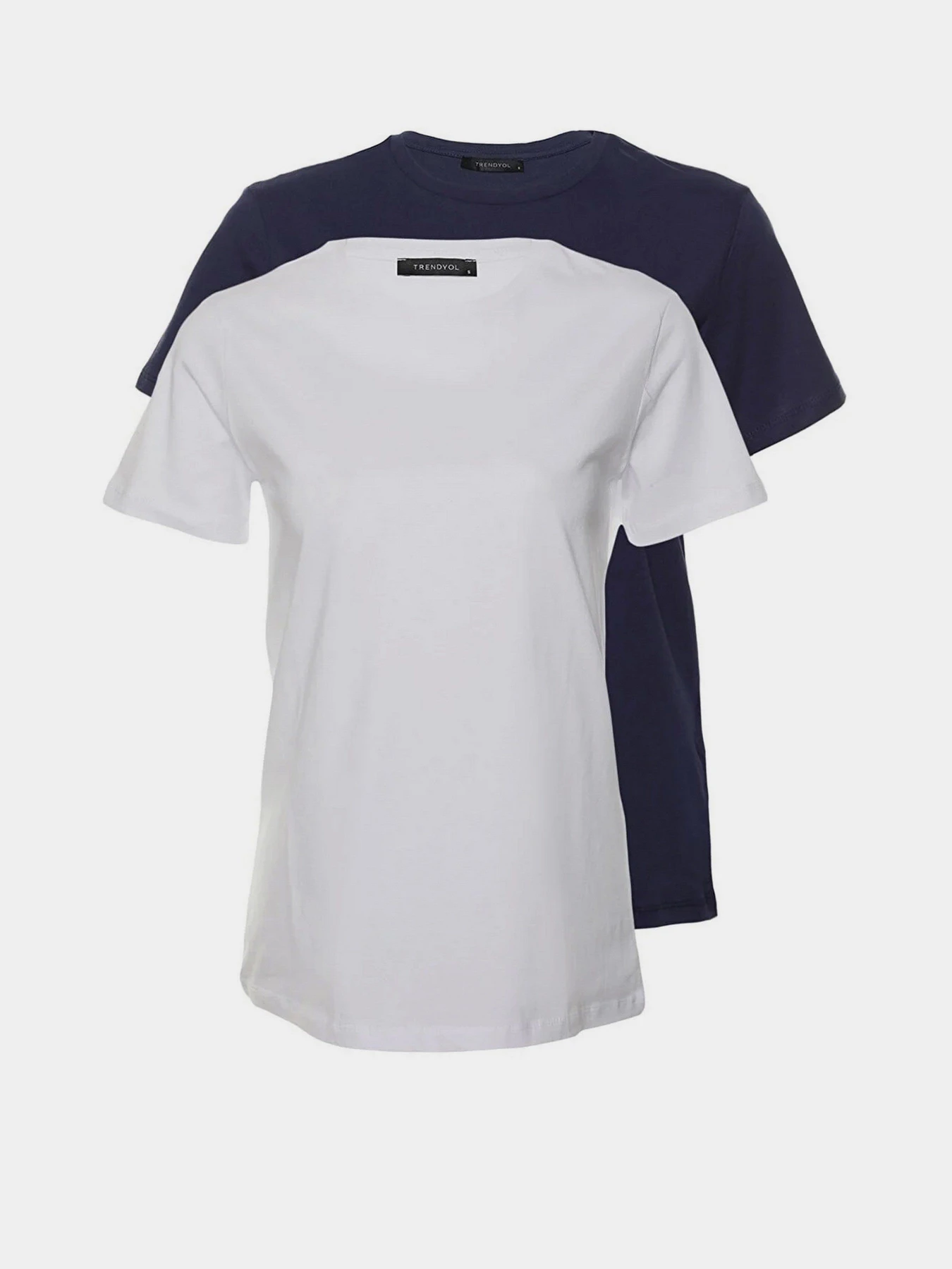 Футболки і поло Trendyol модель TWOSS20TS0141/Lacivert-Beyaz Футболки і поло Trendyol модель TWOSS20TS0141/Lacivert-Beyaz Фото