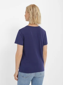 Футболки і поло Trendyol модель TWOSS20TS0141/Lacivert-Beyaz Фото