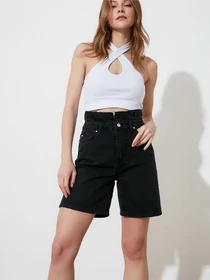Шорты Trendyol модель TWOSS21SR0512/Siyah Фото