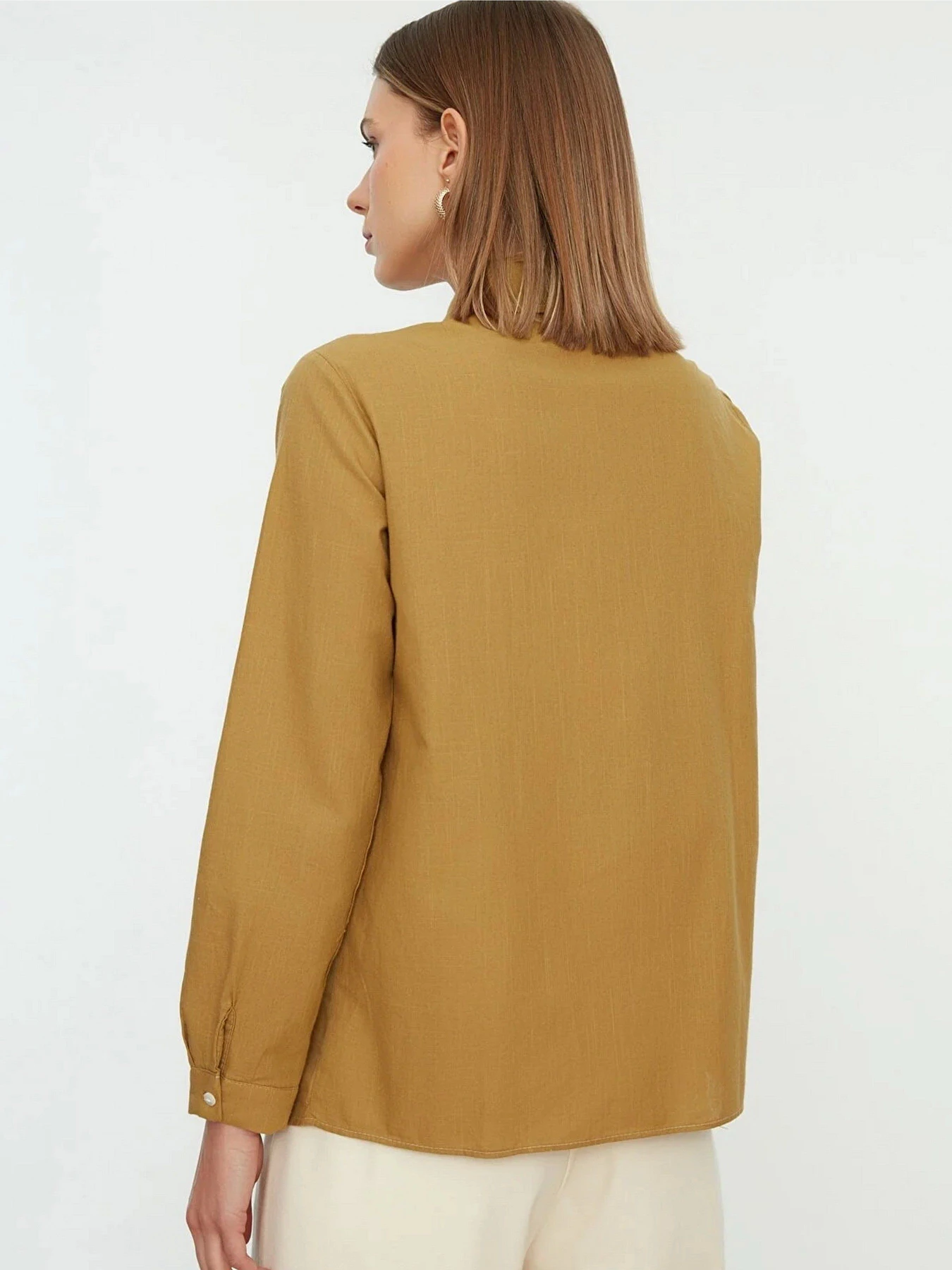 Рубашки Trendyol модель TWOSS22GO0187/Kahverengi Фото