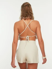 Шорты Trendyol модель TBESS21SR0058/Bej Фото