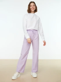 Брюки Trendyol модель TCTSS22PL0046/Lila Фото