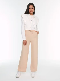 Брюки Trendyol модель TCTSS22PL0050/Bej Фото