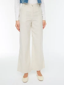 Штани Trendyol модель TCTSS22TP00005/Bej Фото