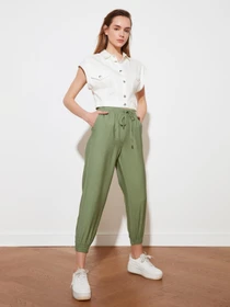Штани Trendyol модель TWOSS20PL0129/Yesil Фото