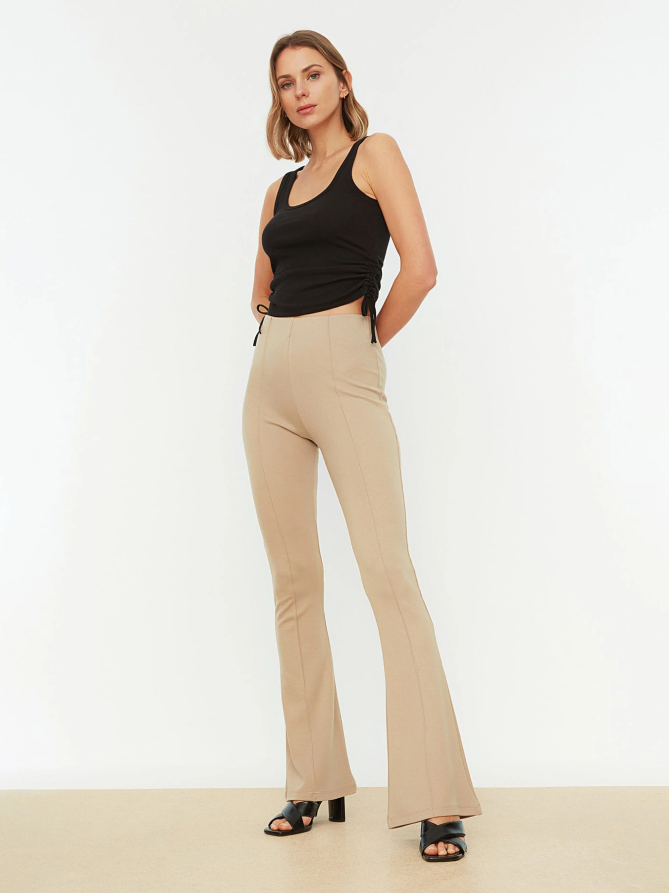 Штани Trendyol модель TWOSS20PL0342/Vizon Штани Trendyol модель TWOSS20PL0342/Vizon Фото