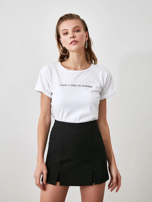 Шорты Trendyol модель TWOSS20SR0364/Siyah Фото