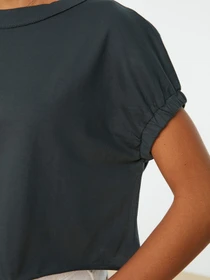 Футболки и поло Trendyol модель TWOSS20TS1257/Antrasit Фото