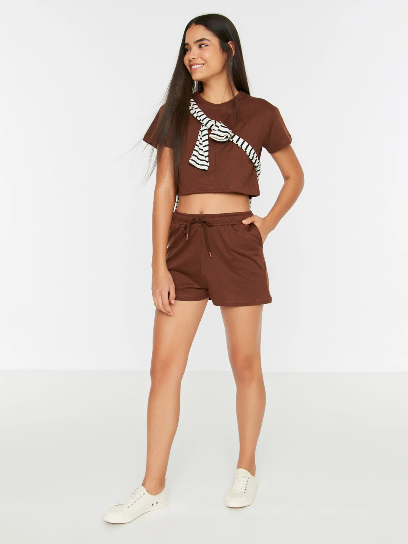 Костюмы Trendyol модель TWOSS22AU00008/Kahverengi Костюмы Trendyol модель TWOSS22AU00008/Kahverengi Фото