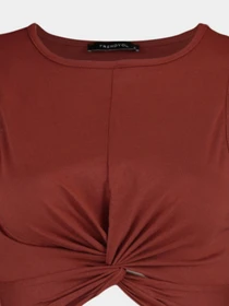 Футболки и поло Trendyol модель TWOSS22BZ00059/Kiremit Фото