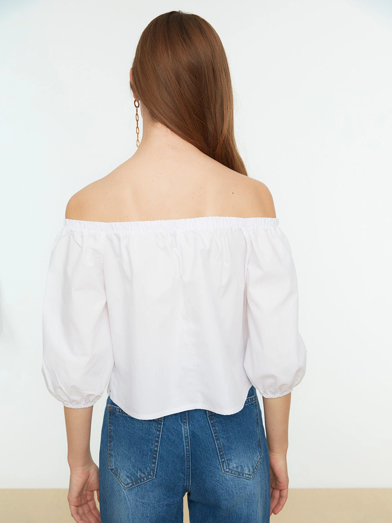 Рубашки Trendyol модель TWOSS22BZ0164/Ekru Фото