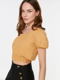 Рубашки Trendyol модель TWOSS22BZ0602/Bej Фото