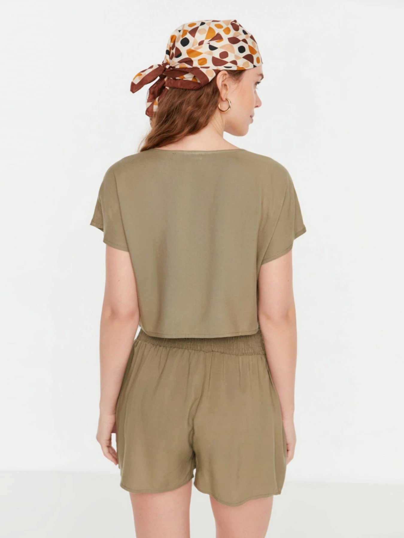 Рубашки Trendyol модель TWOSS22BZ0669/Haki Фото