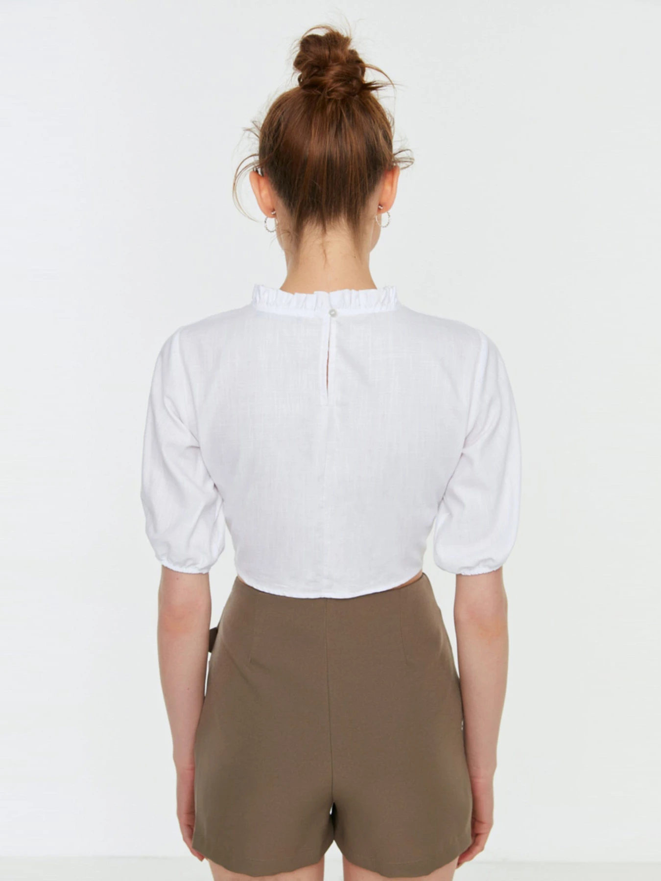 Рубашки Trendyol модель TWOSS22BZ0910/Ekru Фото