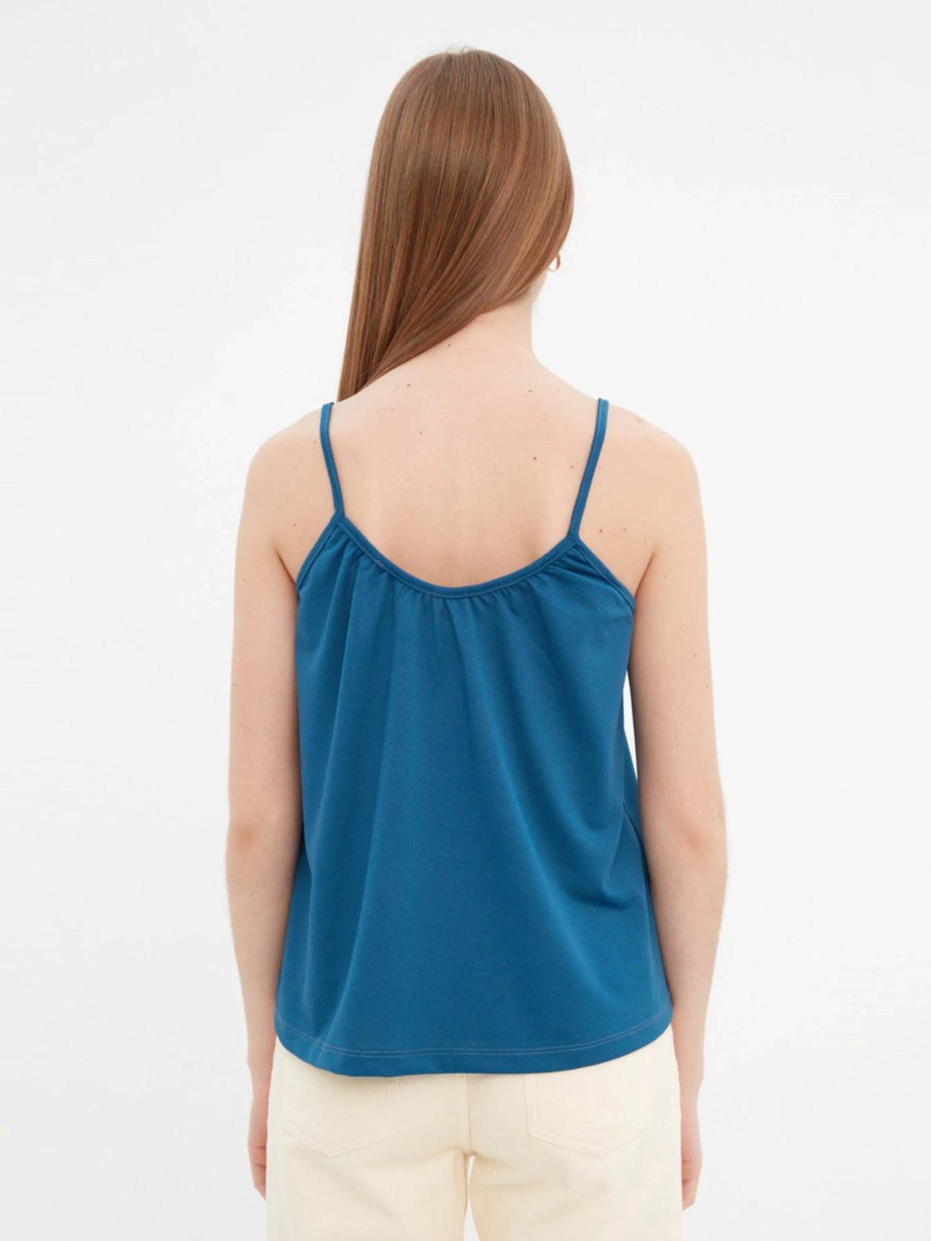 Футболки и поло Trendyol модель TWOSS22BZ1442/Indigo Футболки и поло Trendyol модель TWOSS22BZ1442/Indigo Фото