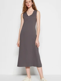 Платья Trendyol модель TWOSS22EL00528/Fume Фото