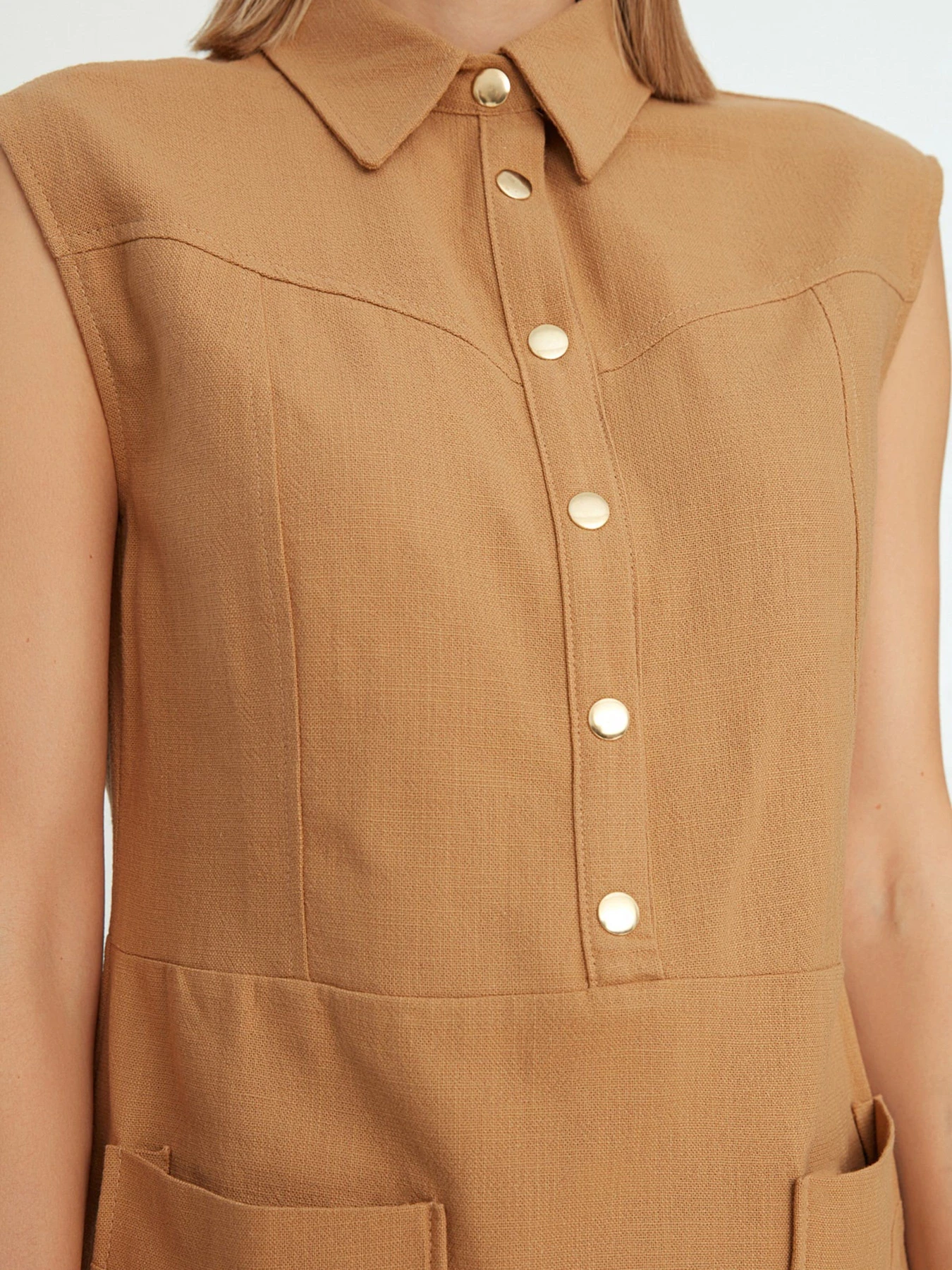 Платья Trendyol модель TWOSS22EL1068/Camel Платья Trendyol модель TWOSS22EL1068/Camel Фото
