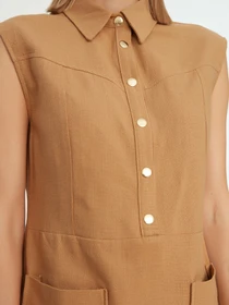 Платья Trendyol модель TWOSS22EL1068/Camel Фото