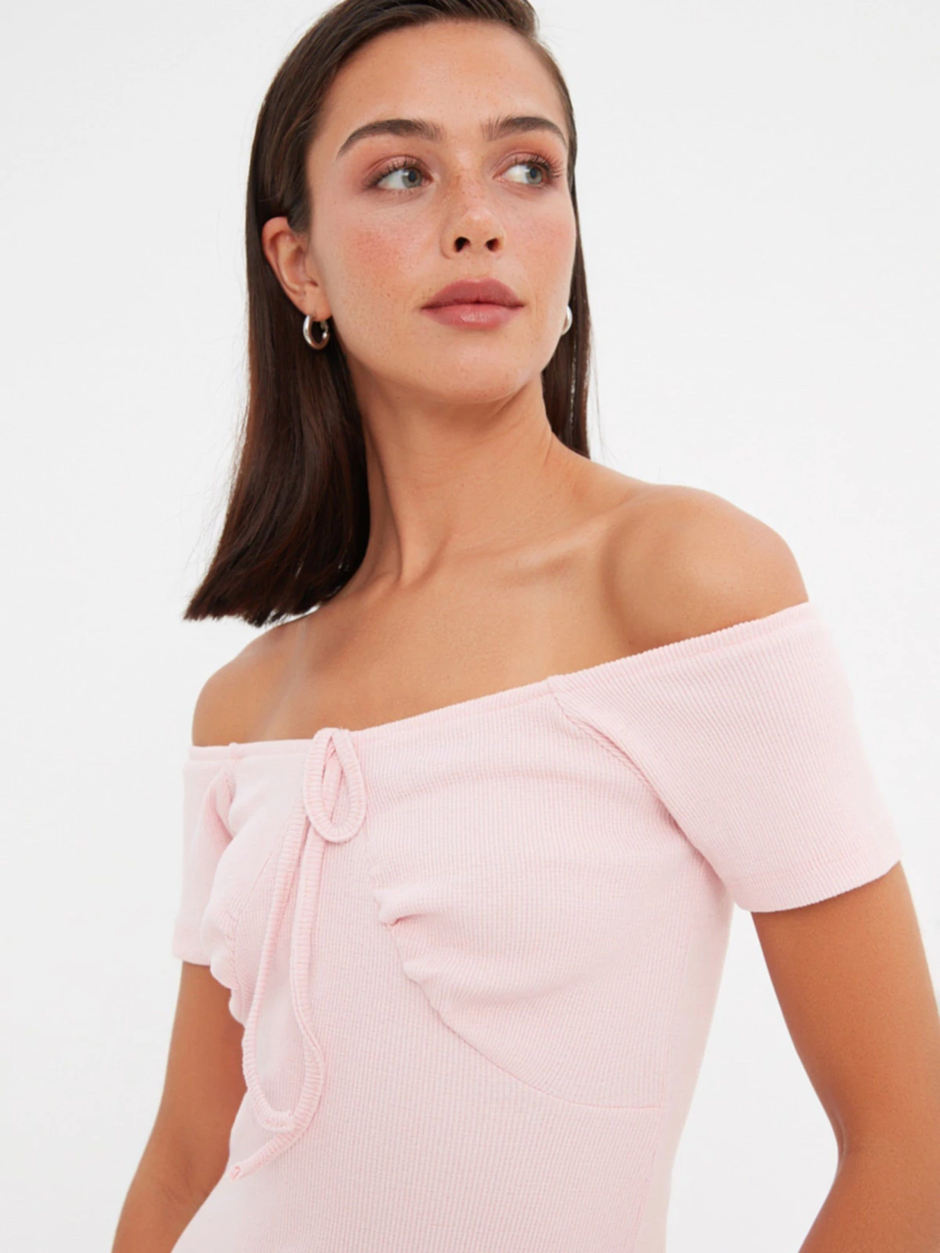 Платья Trendyol модель TWOSS22EL2261/Pembe Платья Trendyol модель TWOSS22EL2261/Pembe Фото