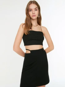Юбки Trendyol модель TWOSS22ET0129/Siyah Фото