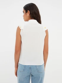 Рубашки Trendyol модель TWOSS22GO0240/Ekru Фото
