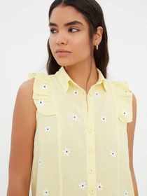 Рубашки Trendyol модель TWOSS22GO0240/Sari Фото