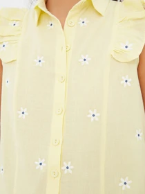 Рубашки Trendyol модель TWOSS22GO0240/Sari Фото