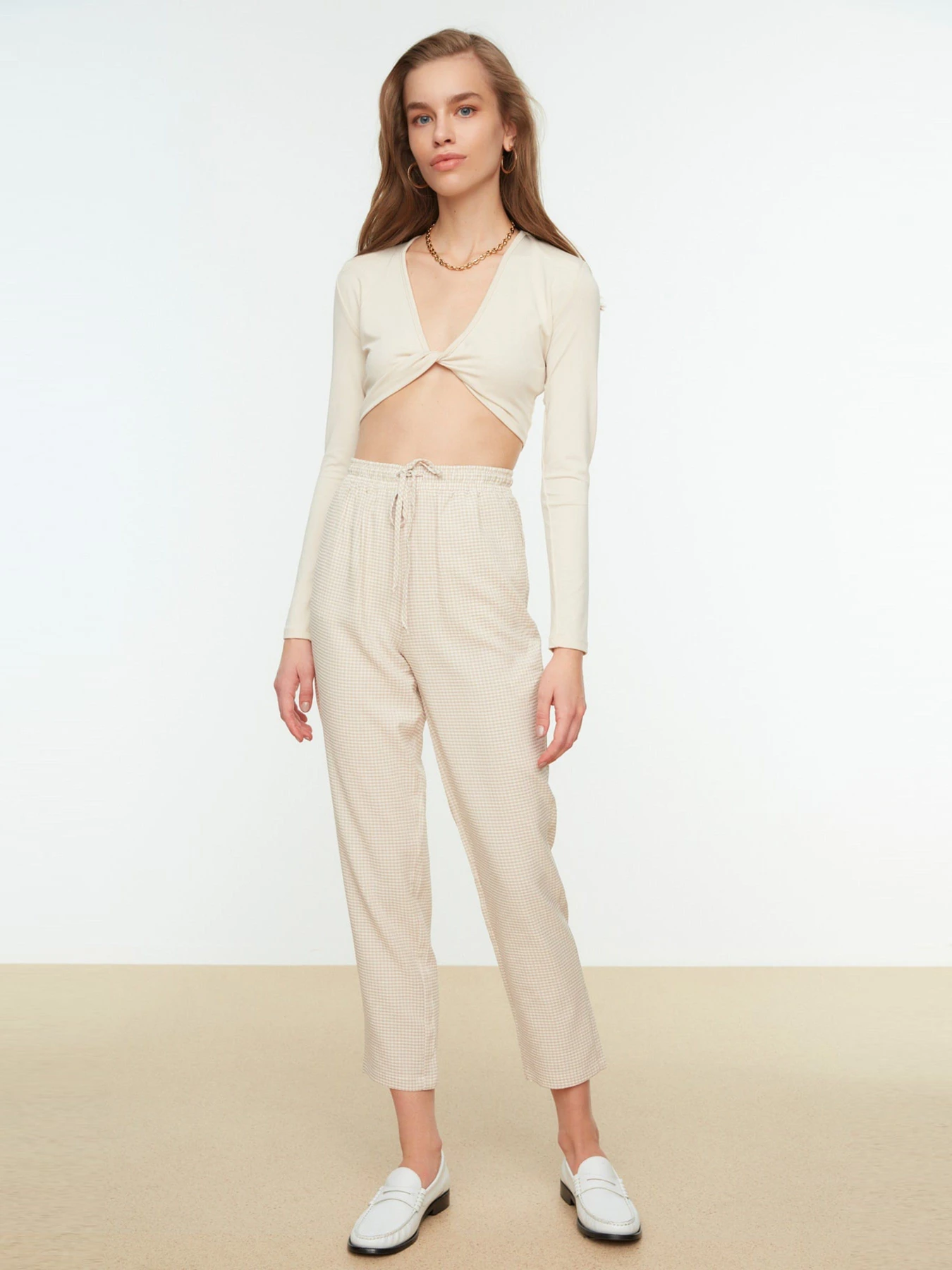 Штани Trendyol модель TWOSS22PL0026/Kahverengi Фото