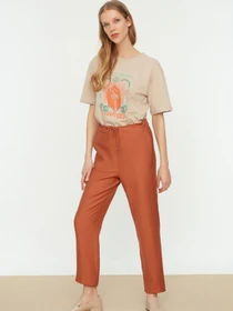 Штани Trendyol модель TWOSS22PL0127/Kahverengi Фото