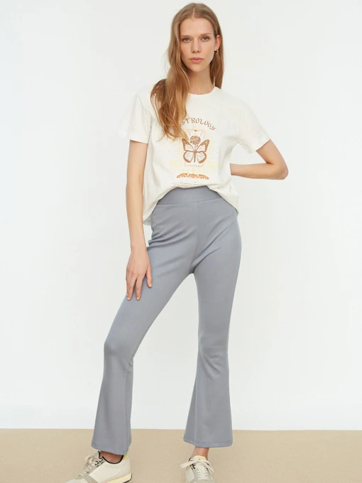 Брюки Trendyol модель TWOSS22PL0155/Gri Фото