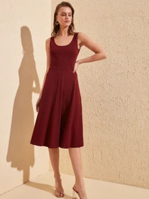 Платья Trendyol модель TWOSS19VG0202/Bordo Фото