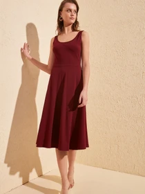 Платья Trendyol модель TWOSS19VG0202/Bordo Фото