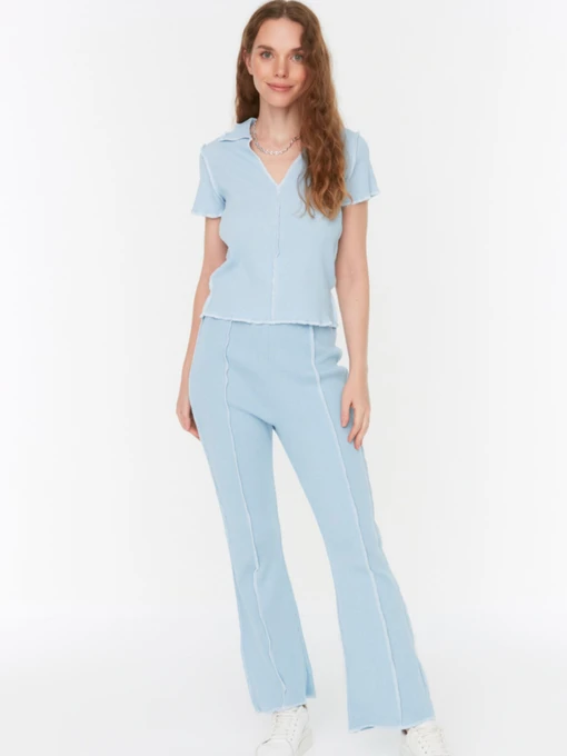 Брюки Trendyol модель TWOSS22PL0495/Mavi Фото
