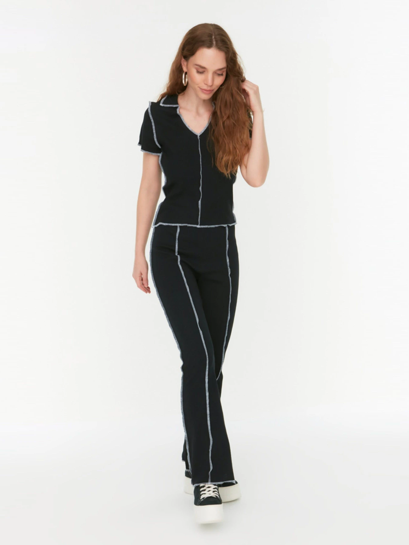Штани Trendyol модель TWOSS22PL0495/Siyah Штани Trendyol модель TWOSS22PL0495/Siyah Фото