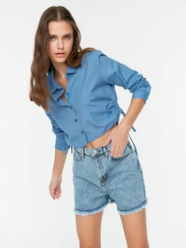 Шорты Trendyol модель TWOSS22SR00002/Acik Mavi Фото