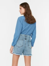 Шорты Trendyol модель TWOSS22SR00002/Acik Mavi Фото