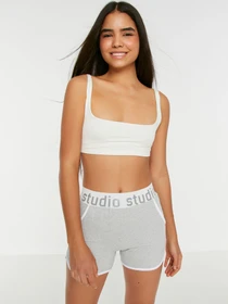 Шорты Trendyol модель TWOSS22SR00012/Gri Фото