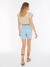 Шорты Trendyol модель TWOSS22SR00072/Acik Mavi Фото