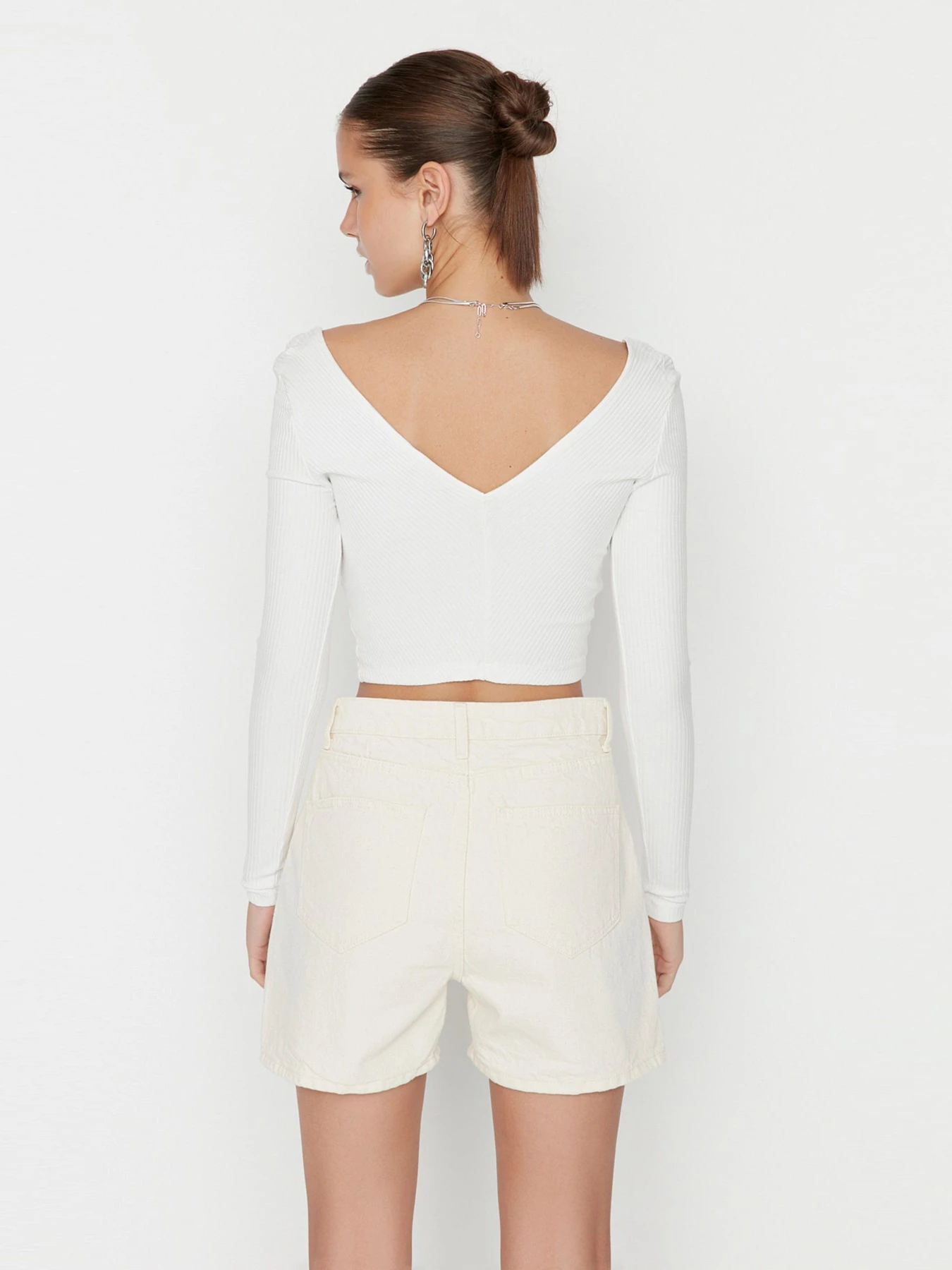 Шорты Trendyol модель TWOSS22SR00091/Cok Renkli Фото