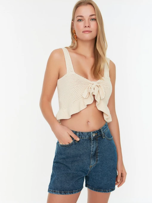 Шорты Trendyol модель TWOSS22SR00095/Mavi Фото