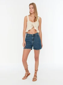 Шорты Trendyol модель TWOSS22SR00095/Mavi Фото