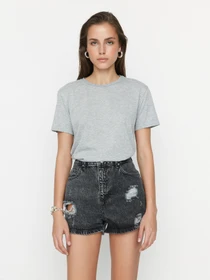 Шорты Trendyol модель TWOSS22SR00116/Siyah Фото