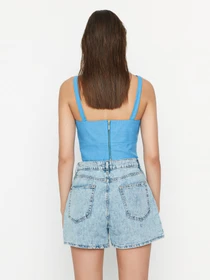 Шорты Trendyol модель TWOSS22SR00117/Mavi Фото