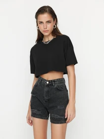 Шорты Trendyol модель TWOSS22SR00144/Gri Фото